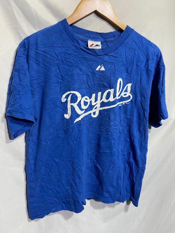 90年代 MLB カンザスシティー ロイヤルズ サテンジャンパー Lサイズ