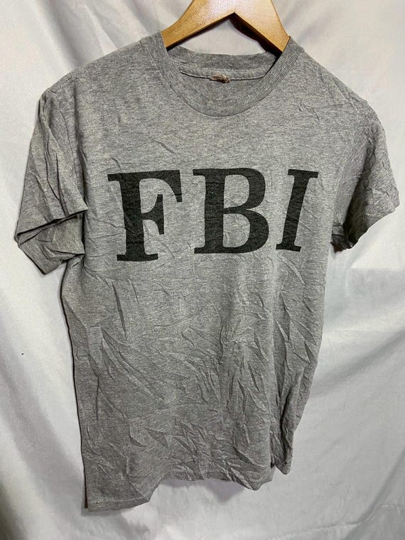 Vintage F.B.I T-shirt Size S - Etsy