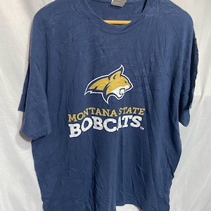 Vintage Montana State Bobcats Football T-shirt Size XL