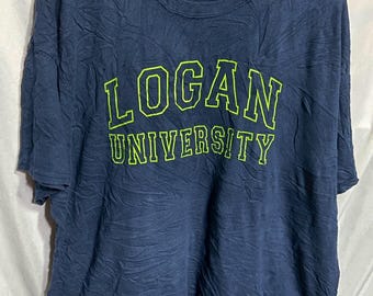 Koszulka Vintage Logan University Rozmiar XXL