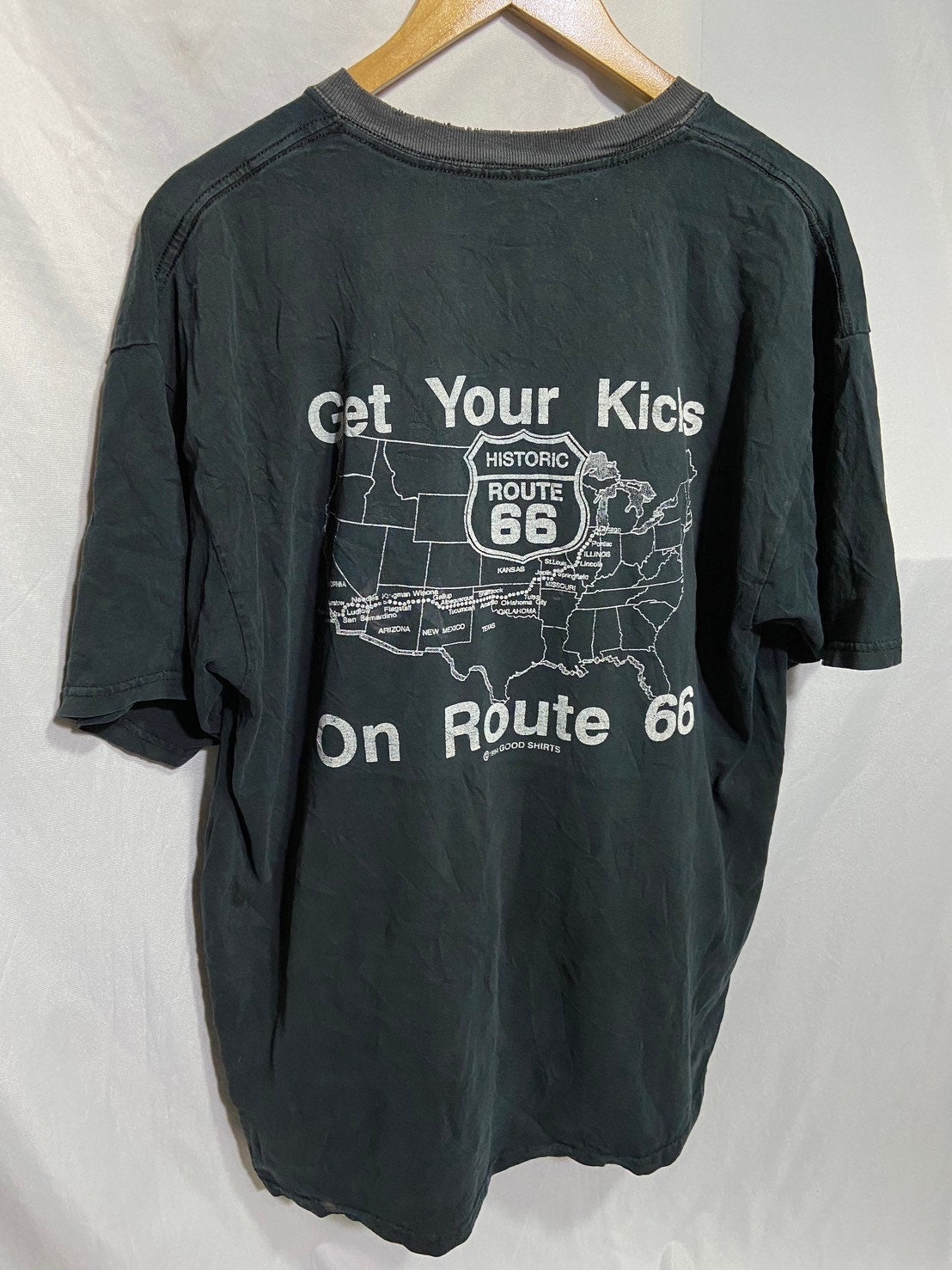 Winslow Arizona Historic Route 66 Distressed Graphic T-Shirt Winslow Arizona Historic Route 66 Distressed Graphic T-Shirt