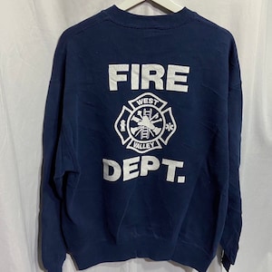 Vintage 90er Jahre Feuerwehr Feuerwehr West Valley Sweatshirt