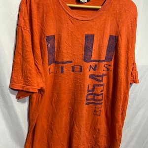 Vintage Lincoln University, Lincoln Lions T-shirt Size XXL
