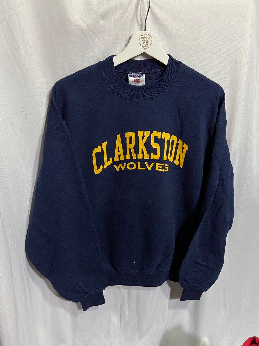 Vintage Clarkston Wolves Football Sweatshirt 90s - Etsy