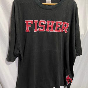 Vintage 90s St. John Fisher Football x Jansport T-shirt Size XXL