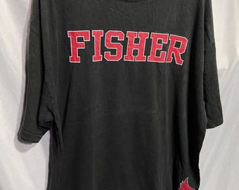 Vintage 90s St. John Fisher Football x Jansport T-shirt Size XXL