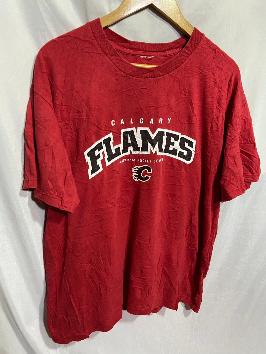 Vintage 90s Calgary Flames T-shirt Size L