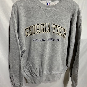 Vintage 90s Georgia Tech Yellow Jackets x Russell Sweatshirt Size M