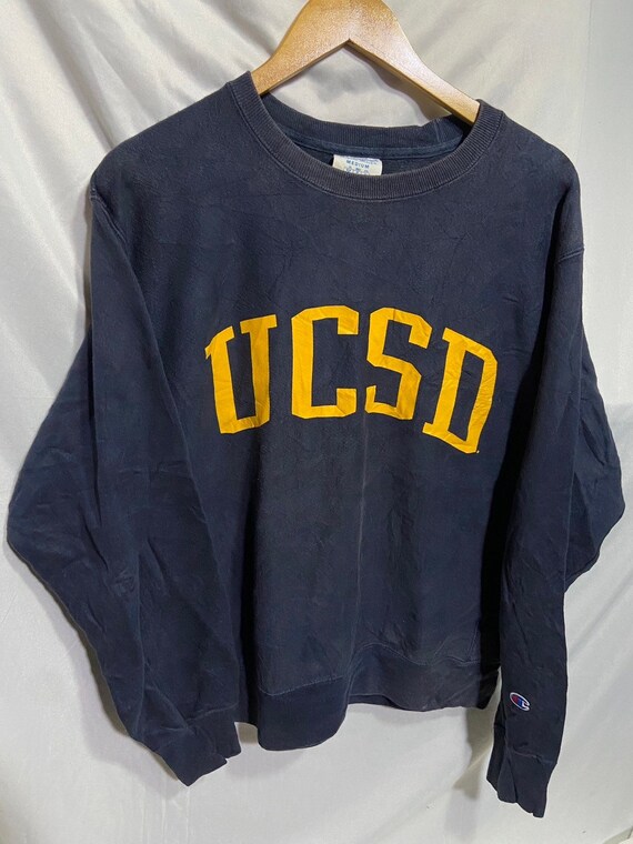 Vintage 90s Champion Reverse Weave X University of California San 