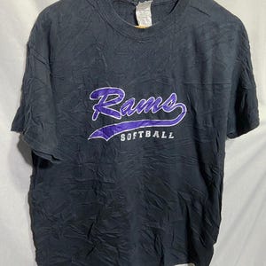 Vintage Rams Softball T-shirt Size L