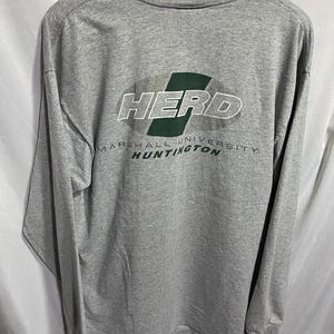 Vintage Marshall Donnernde Herde Marshall Universität x Jansport Langarm T-shirt Gr. L