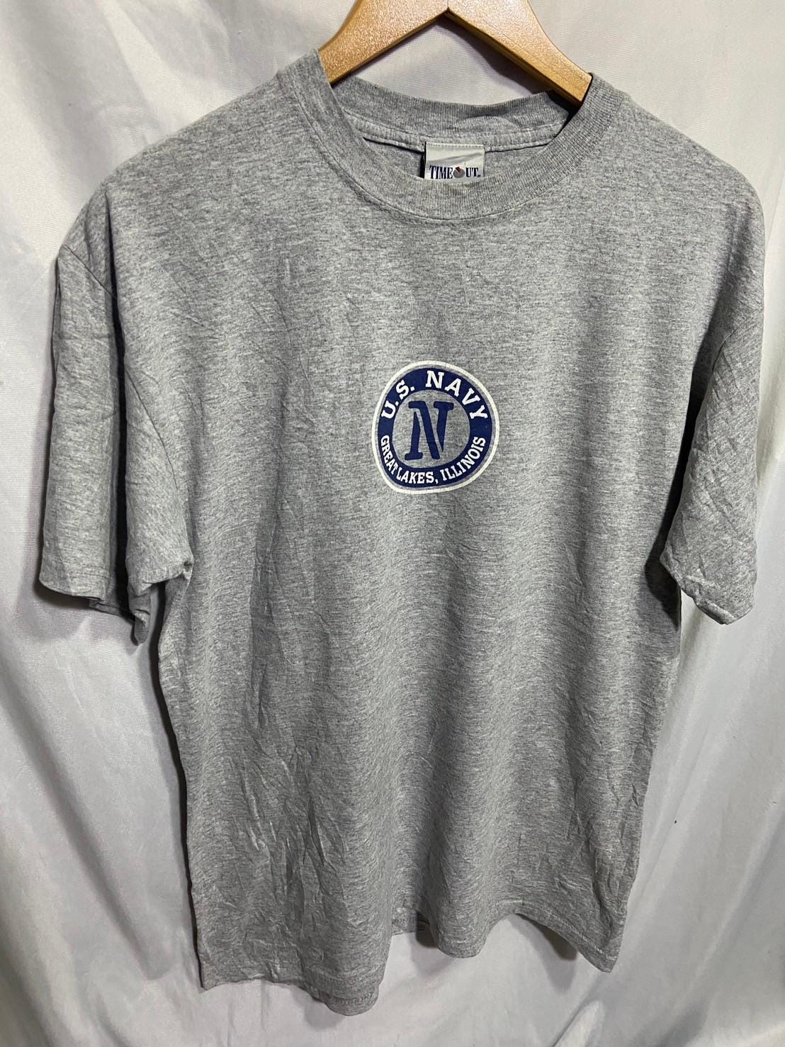 Vintage Naval Station Great Lakes T-shirt Size M - Etsy