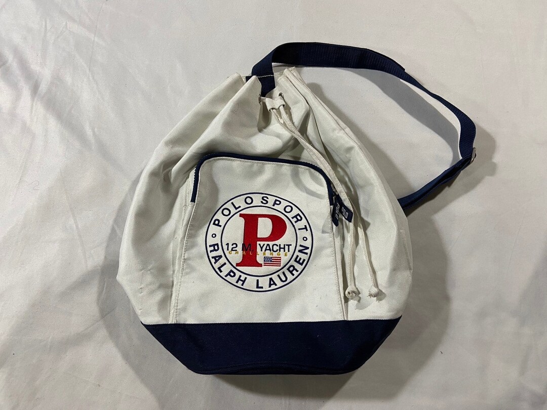 POLO SPORT 12M.YACHT CHALLENGEメッセンジャーバック Vintage Polo Sport 12M Yacht Challenge Bag - Etsy
