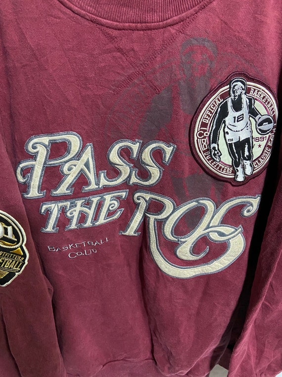 Vintage Basketball Sweatshirt Pass the Roc 1891 - Etsy 