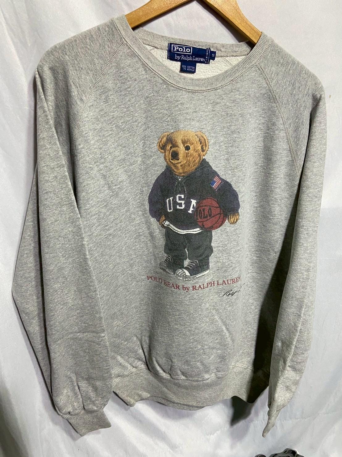 90S OLD LAUREN RAPLH LAUREN ポロベア スウェット Vintage 90s Polo Bear Ralph Lauren Sweatshirt Size S - Etsy