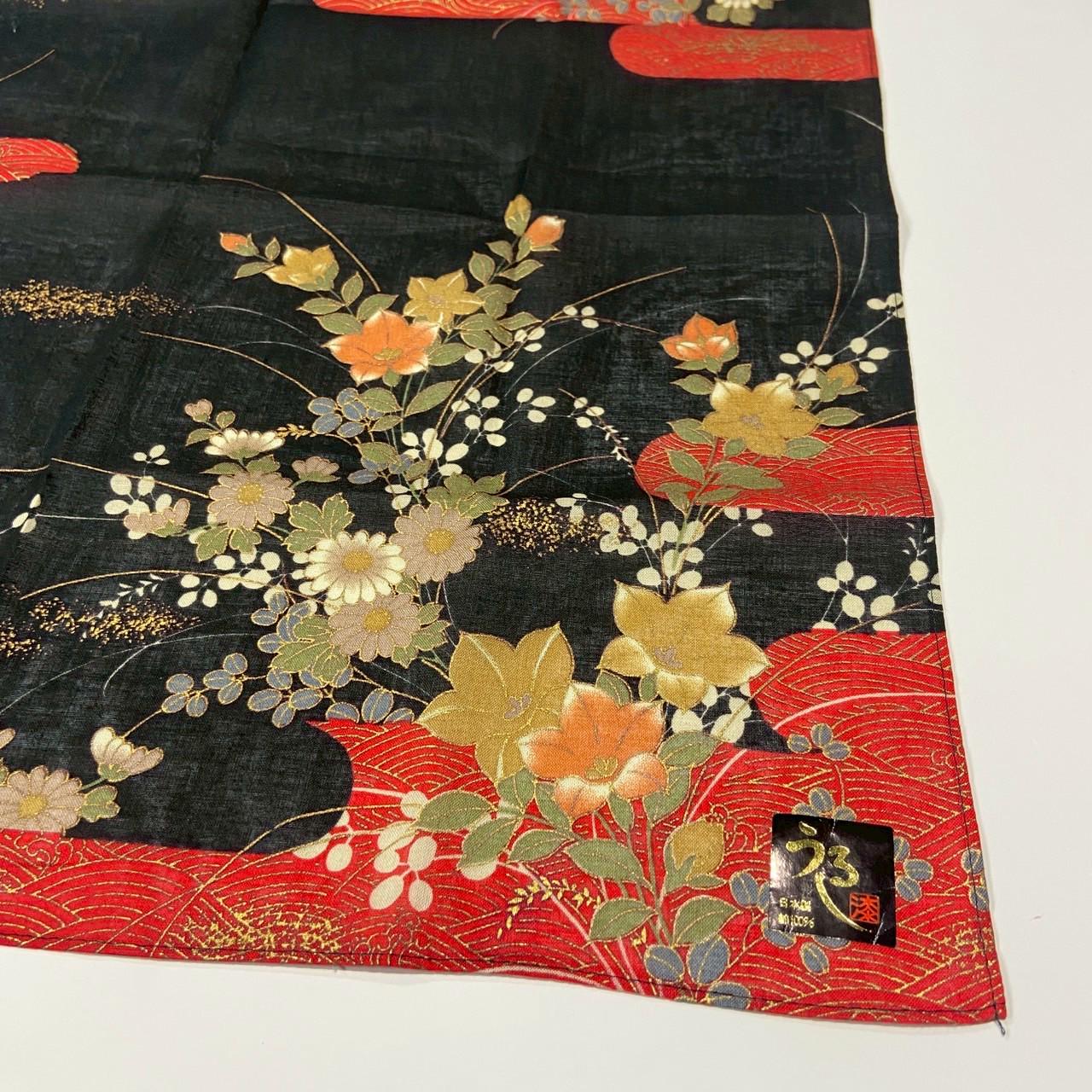 Vintage Flower Japan Handkerchief New With Tag BT59 - Etsy
