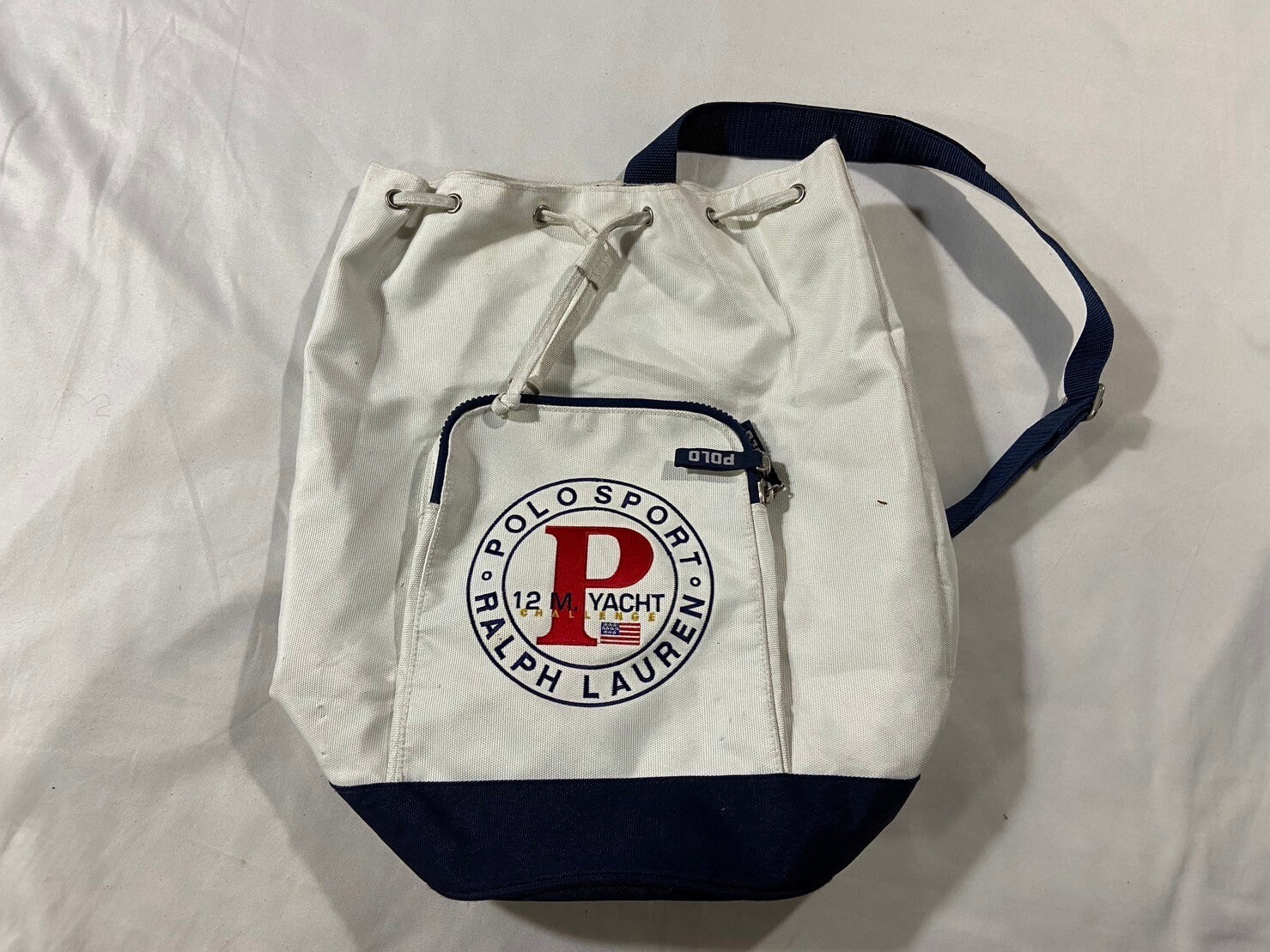 POLO SPORT 12M.YACHT CHALLENGEメッセンジャーバック Vintage Polo Sport 12M Yacht Challenge Bag - Etsy