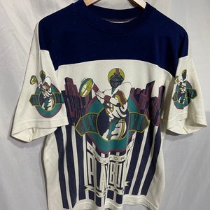 Tshirt de football américain vintage des années 90