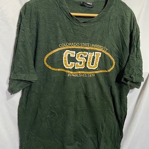 Vintage jaren 90 Colorado State University T-shirt maat L