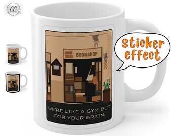 Coffee and Tea Mug for Anyone that Loves Books, Beautiful Gift Idea for Teachers and Readers