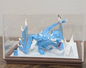 Vorkath OSRS Boss Lair Display Case - Old School RuneScape Gift
