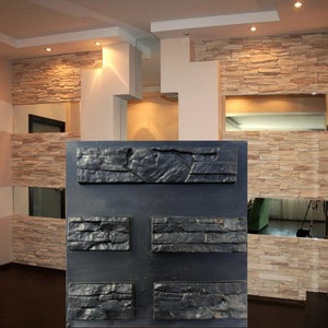 East 3D plastic mold for making decorative (artificial) stone FREE Shipping!