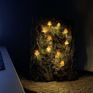Mystical Forest Mushroom Lamp | Handcrafted Night Light & Table Lamp for Bedroom