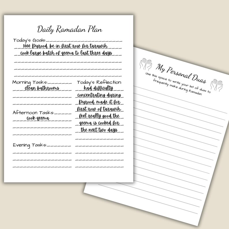 Downloadable Digital Ramadan Planner Tracker Printable PDF for Kids ...