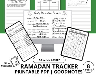 Printable Muslim Ramadan Planner Deen Journal Present Islamic Ramadan Gift Quran Tracker Convert Or Muslim Kids Gift Downloadable Template