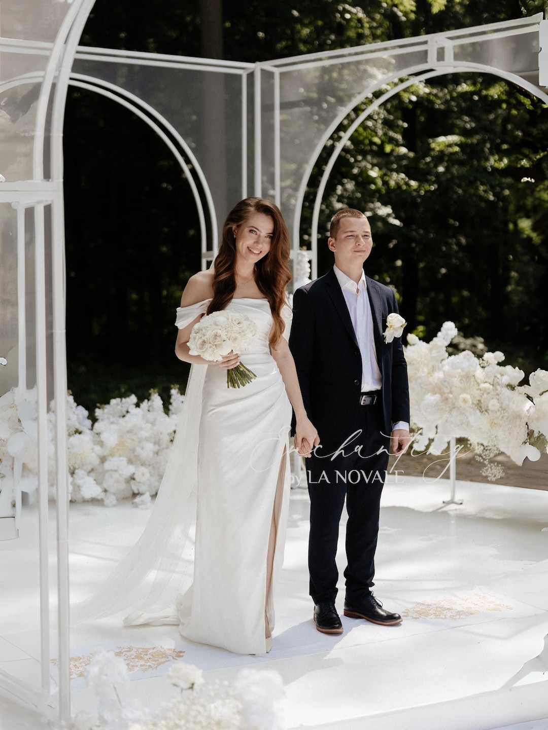 strapless off the shoulder wedding dress Strapless Mikado Wedding Dress Sunny