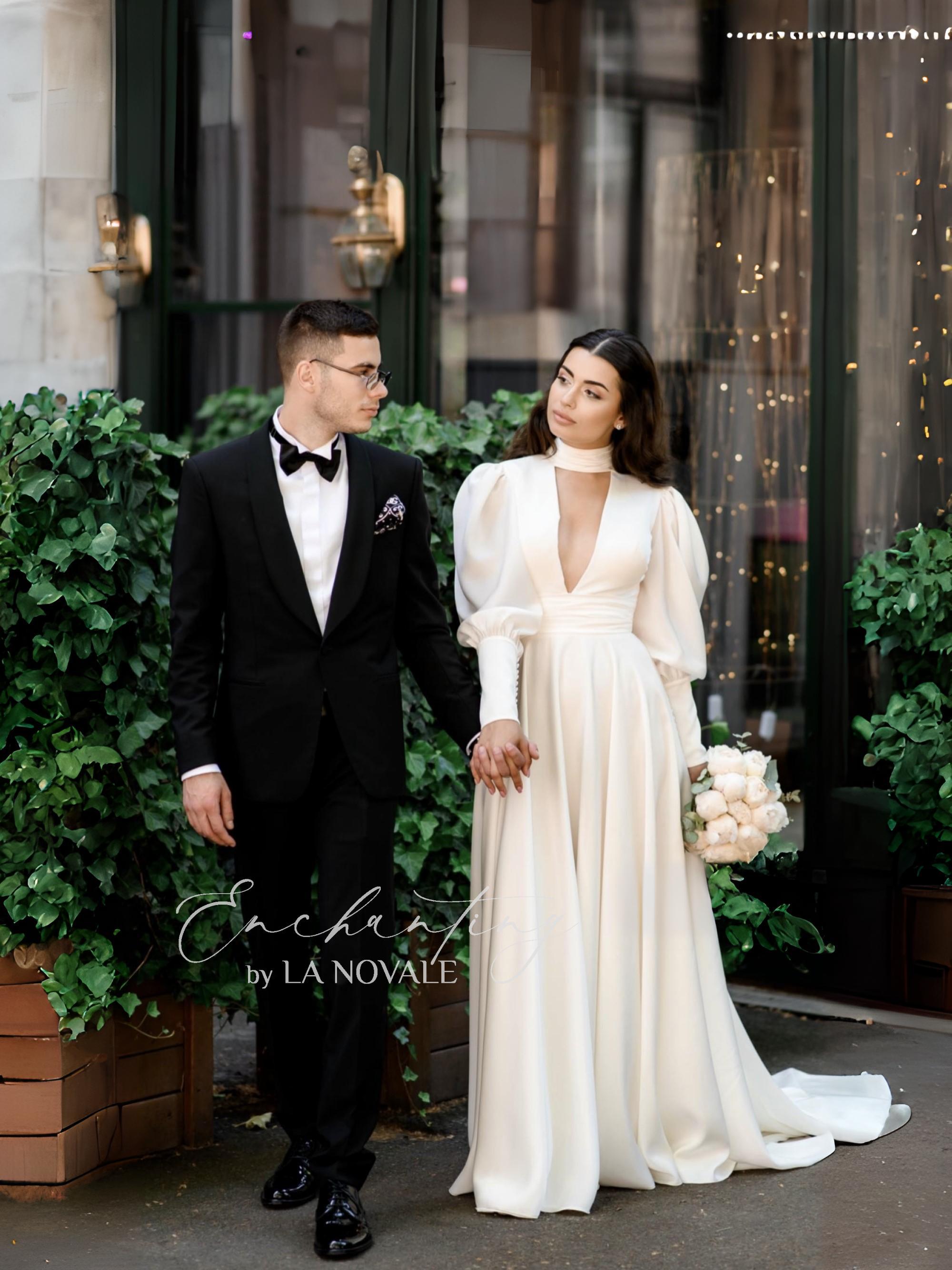 Modern Wedding Dress Old Money Wedding Dress Old Hollywood Bridal
