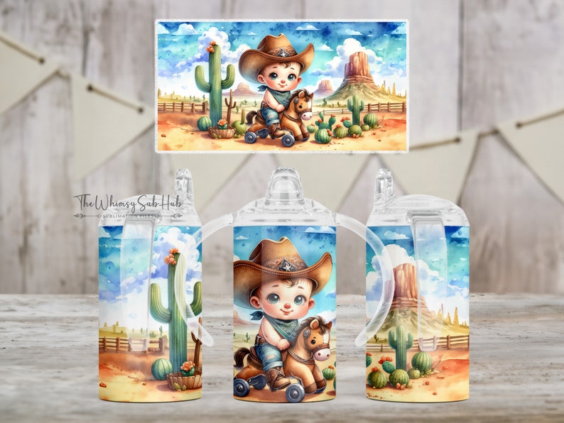 Cowboy Cadillac - Infant & Toddler Western Sippy Cup