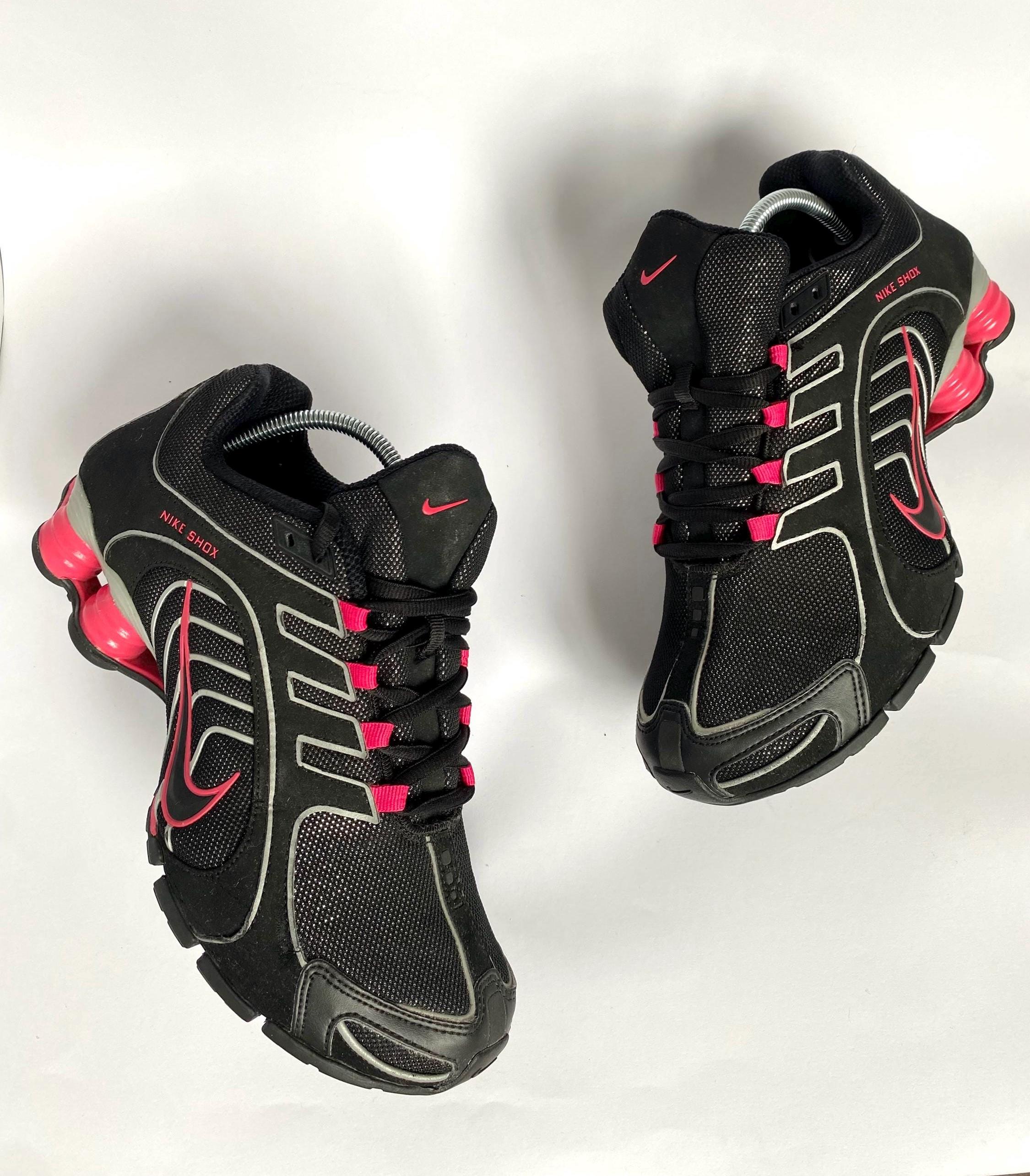 Zapatillas Nike Shox raras, zapatillas deportivas, zapatillas góticas Y2k futuristas