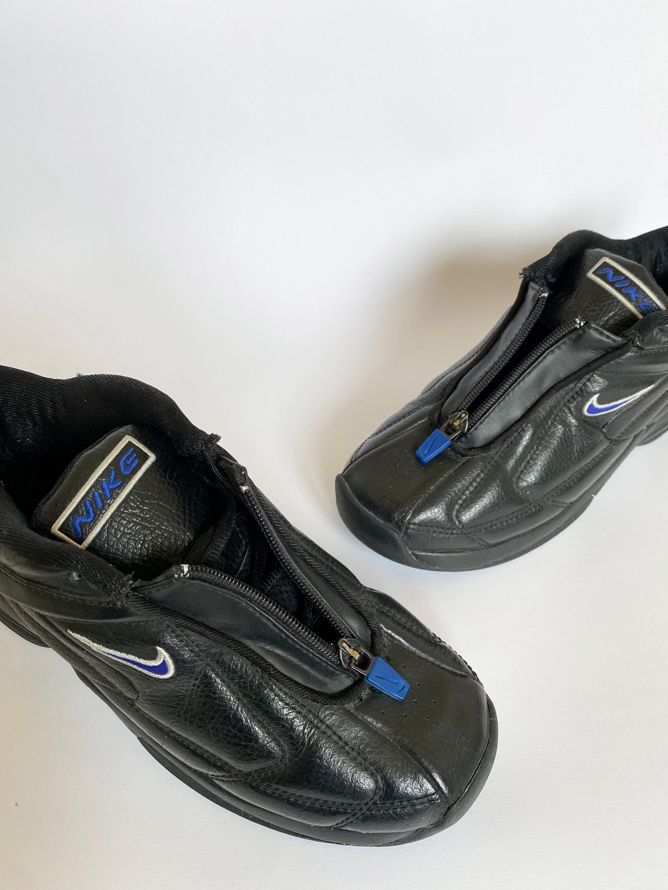 NIKE est Rare Nike 2003 Zipper Sneakers Shoes Trainers Vintage Gorpcore Y2k