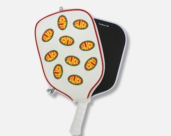 Funda universal para raqueta de pickleball Slice Patch: fundas de cuero para raquetas de pickleball: regalo perfecto para jugadores y fanáticos del pickleball