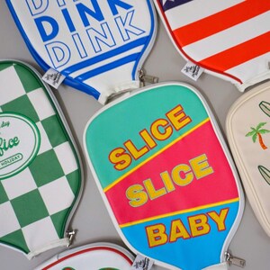 Slice Slice Baby Universal Pickleball Paddle Cover - Leather Pickleball Paddle Covers - Perfect Gift For Pickleball Players & Fans