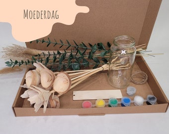 Knutselpakket - Bloemen boeket - Moederdag - Knutselen voor kinderen - Peuters - DIY - Moederdagcadeau - Verjaardagscadeau - Cadeau