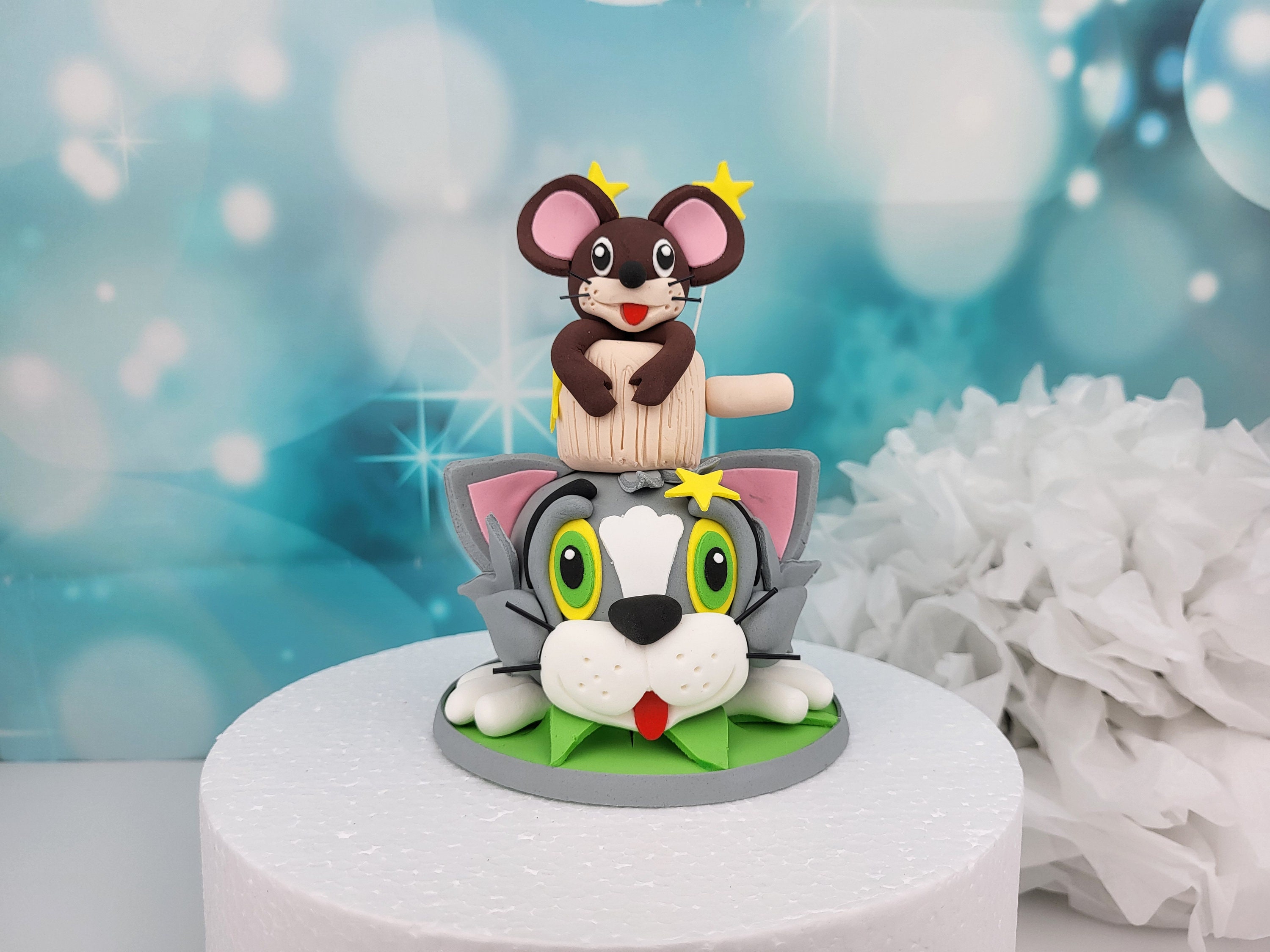 Topper Pour Gâteau Enfant - Décoration Anniversaire Multicolore, Neuve