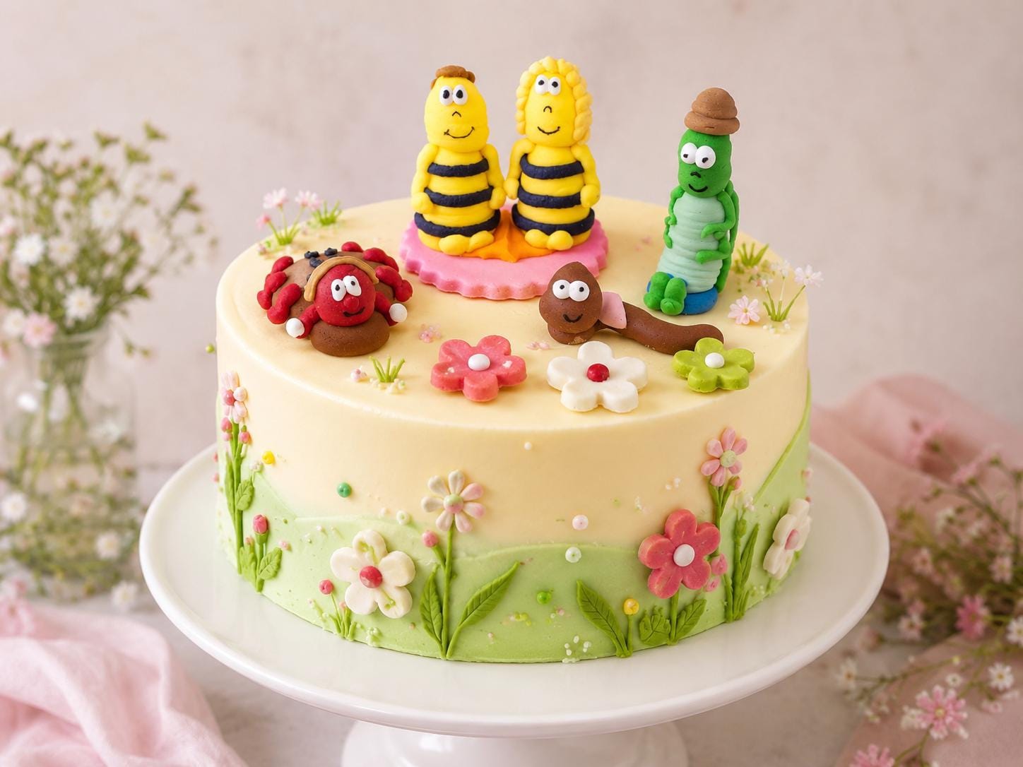 Biene kuchendekor