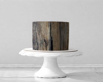 Decorative Fondant Wood A4 – Edible Fondant Sheet with Wood Look | Fondant Sheet for Cutting & Wrapping | Quick Cake Decoration | J174