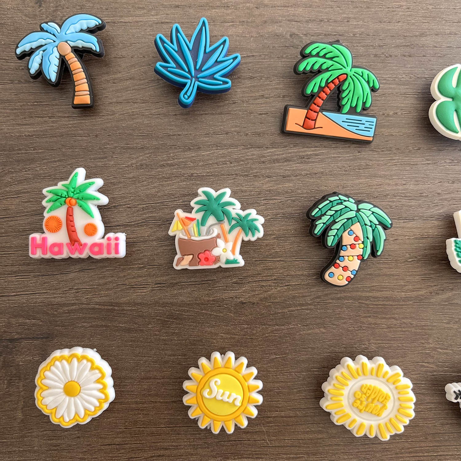 Hawaii Beach Have Fun Coconut Tree Shoe Charms Crocs Charms Jibbitz for Crocs Crocs Shoe Charm