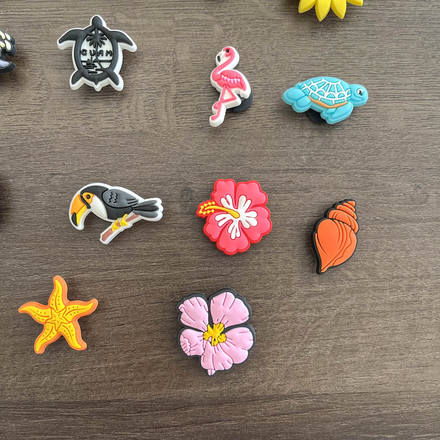 Hawaii Beach Have Fun Coconut Tree Shoe Charms Crocs Charms Jibbitz for Crocs Crocs Shoe Charm