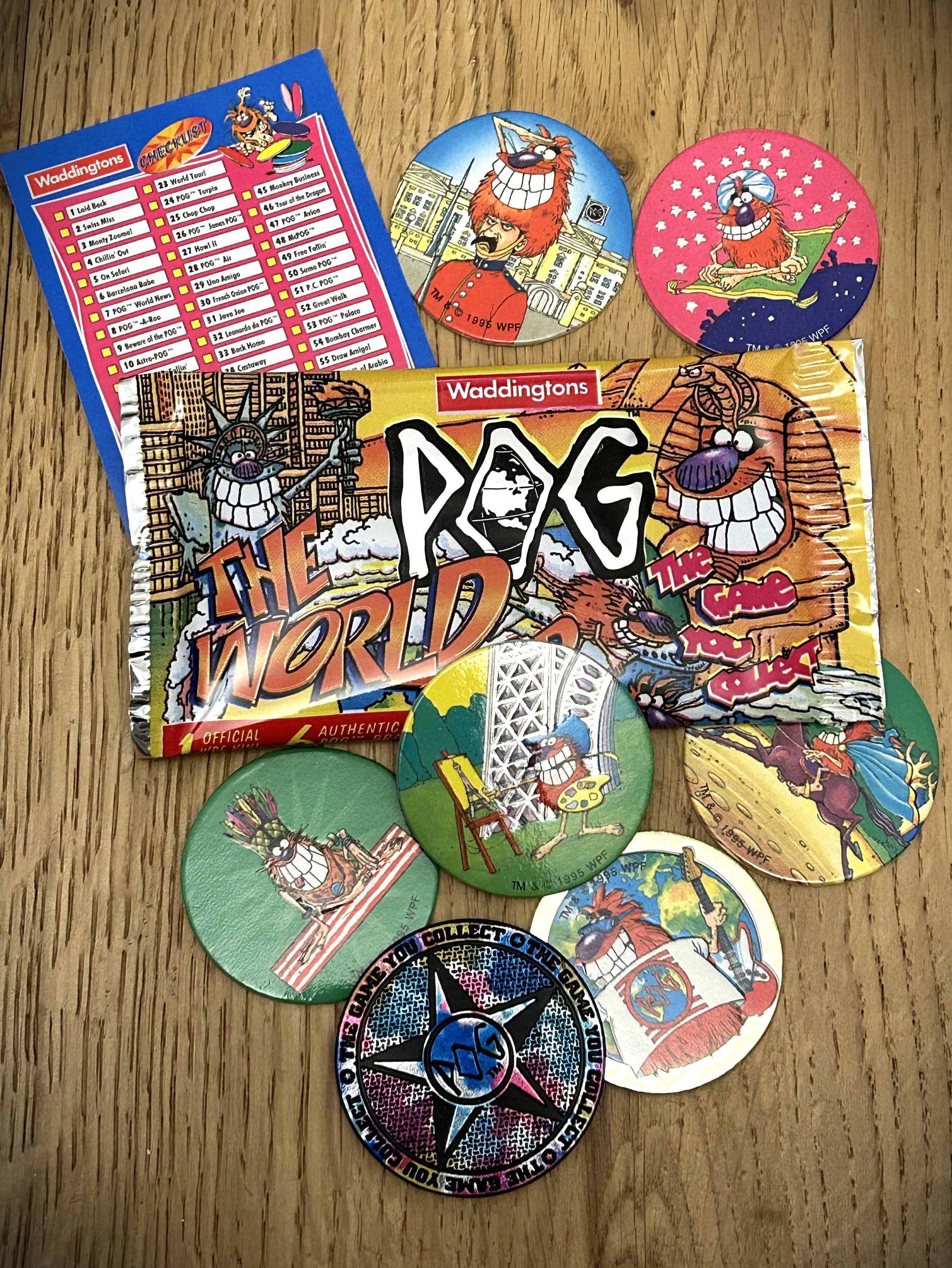 POGS World Tour Sealed Packs / Pog / WPF / Unopened / Slammer
