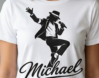 Michael Jackson Svg Png, Rey del Pop Png, Michael Jackson png MJ Pose de Baile Svg, Leyenda de la Música Png, Firma de Michael Jackson Png