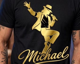 Michael Jackson SVG Rey del Pop PNG Leyenda de la Música Clipart Descarga instantánea para Cricut y Diseños de Sublimación