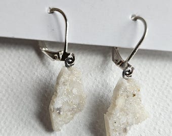 Little Maine Earrings, Crushed Oyster Shell