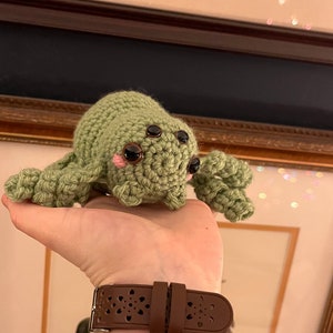Jumping Spider Crochet Plush Toy