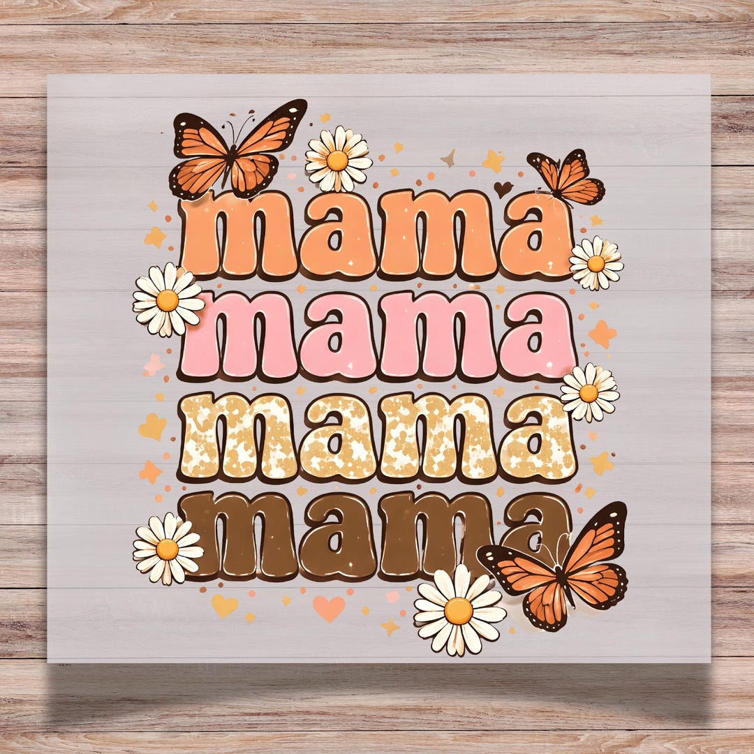 Retro Mama DTF Print Ready to Press Heat Transfer - Etsy