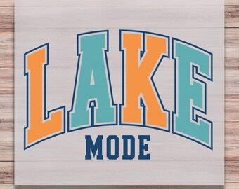 Lake Mode DTF Print Ready to Press Vacation Heat Transfer