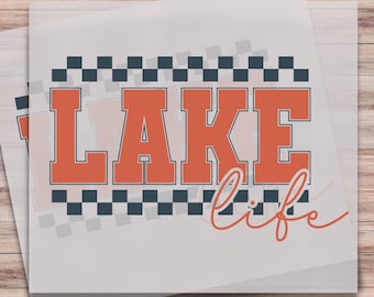 Lake Life DTF Print Ready to Press Vacation Heat Transfer